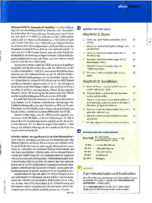Vorschauseite 2: Rückenschmerzen im Alltag bestimmen