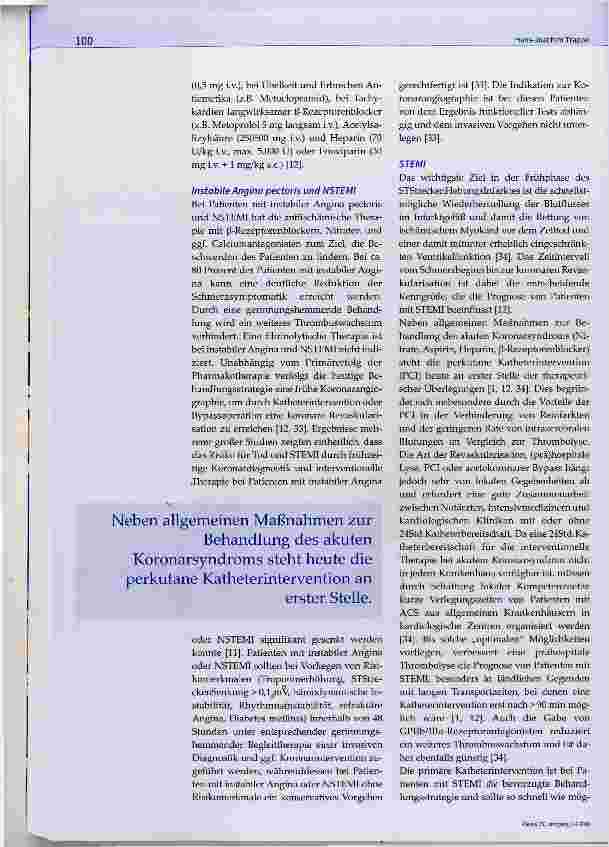 Vorschauseite 6: Akuter Thoraxschmerz: Was sollte die Intensivpflege wissen?