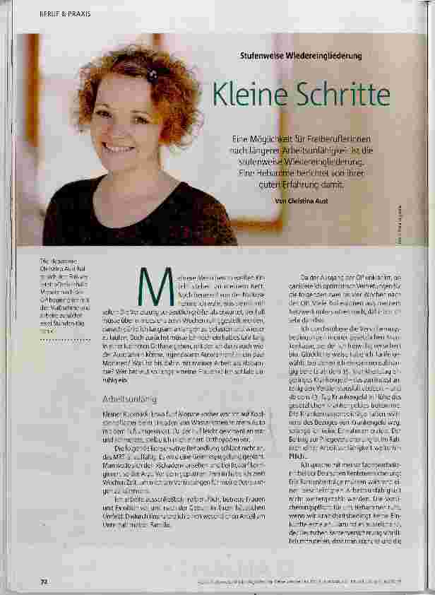 Vorschauseite 1: Kleine Schritte