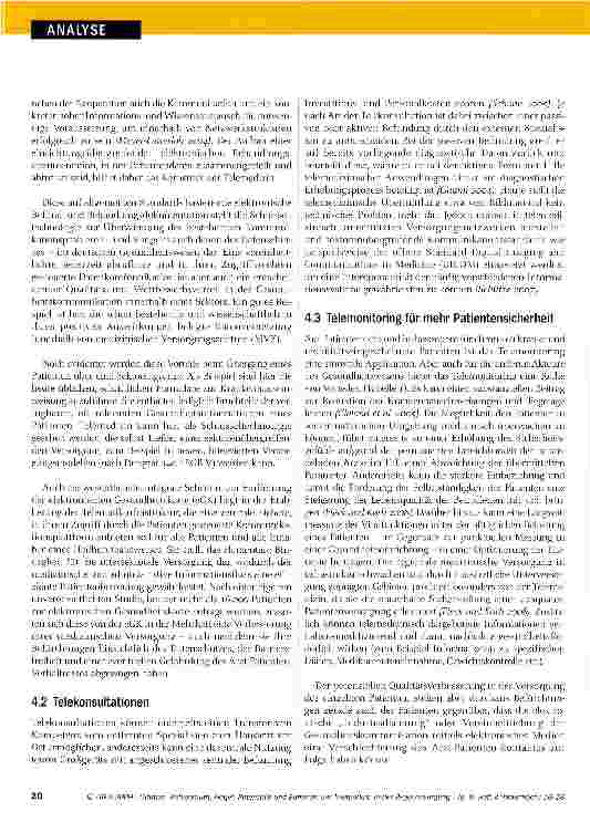 Vorschauseite 5: Potenziale und Barrieren der Telemedizin in der Regelversorgung