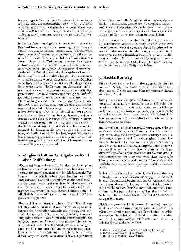 Vorschauseite 2: Die Lösung aus tariflichen Strukturen - ein Überblick