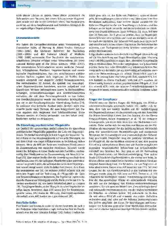 Vorschauseite 2: Die subjektiven Erfahrungen von Menschen, die regelmäßig ambulant Depot-Neuroleptika erhalten