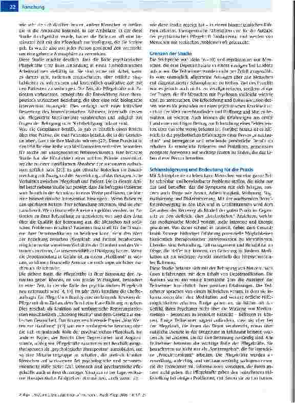 Vorschauseite 6: Die subjektiven Erfahrungen von Menschen, die regelmäßig ambulant Depot-Neuroleptika erhalten