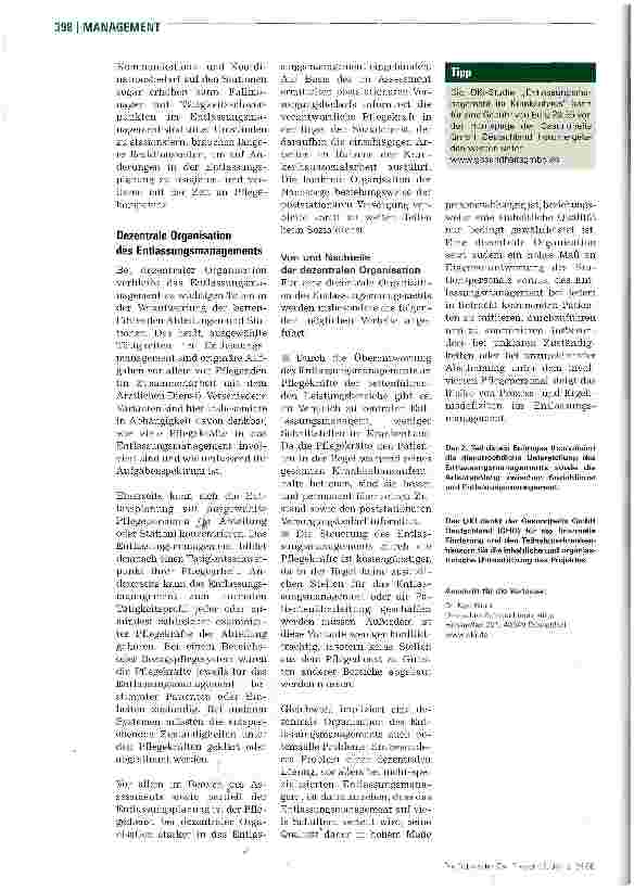 Vorschauseite 4: Organisationsstrukturen im Entlassungsmanagement