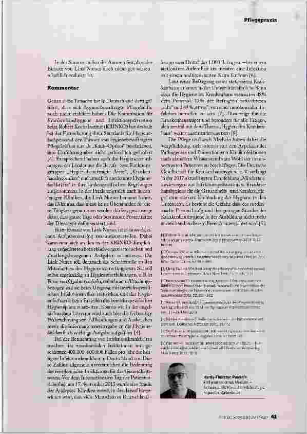 Vorschauseite 4: WELCHEN KLINISCHEN EFFEKT HABEN „LINK NURSES?