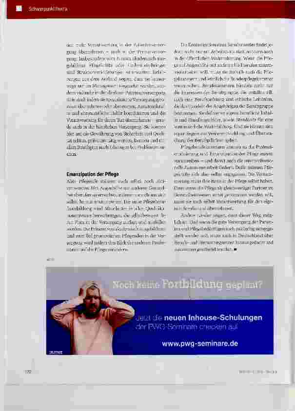 Vorschauseite 3: Interprofessionelle Zusammenarbeit als Grundstein für einen effizienten Personaleinsatz