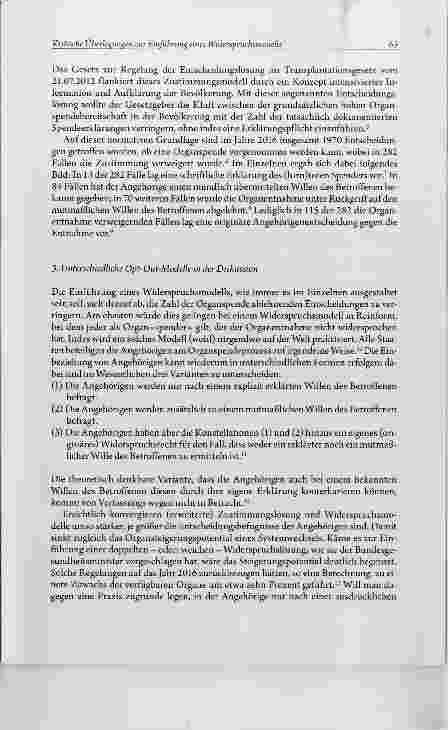 Vorschauseite 3: Kritische Überlegungen zur Einführung eines Widerspruchsmodells