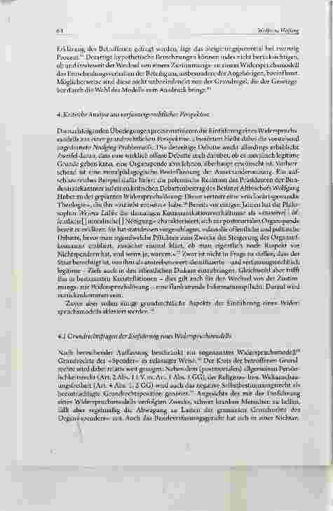 Vorschauseite 4: Kritische Überlegungen zur Einführung eines Widerspruchsmodells