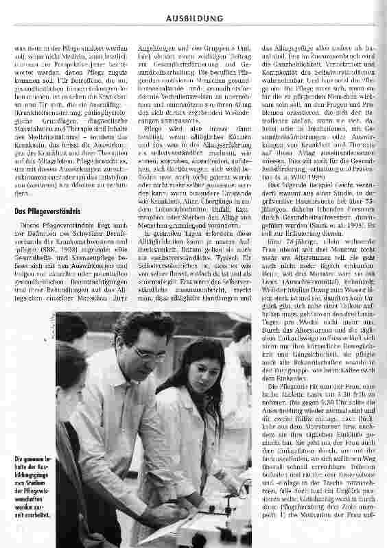 Vorschauseite 3: Die Pflege ist ein Studium wert