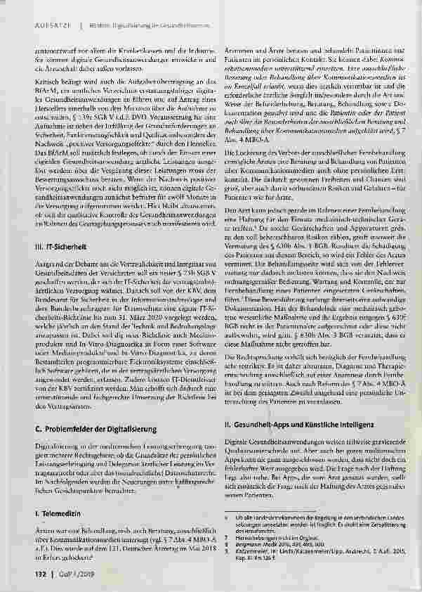 Vorschauseite 2: Digitalisierung im Gesundheitswesen