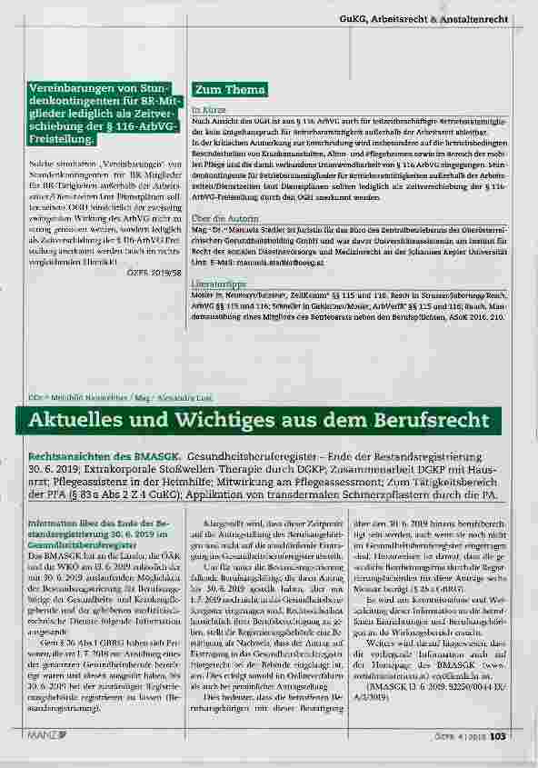 Vorschauseite 4: Entgelt für Betriebsratstätigkeit außerhalb der Arbeitszeit?