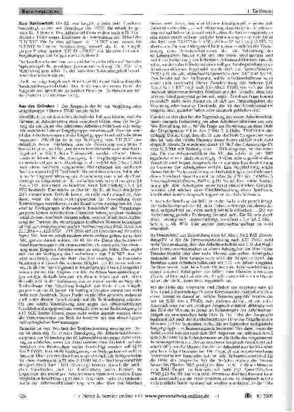 Vorschauseite 2: Weiterbeschäftigung nach Erreichen der Altersgrenze - Stufenzuordnung - Jahressonderzahlung