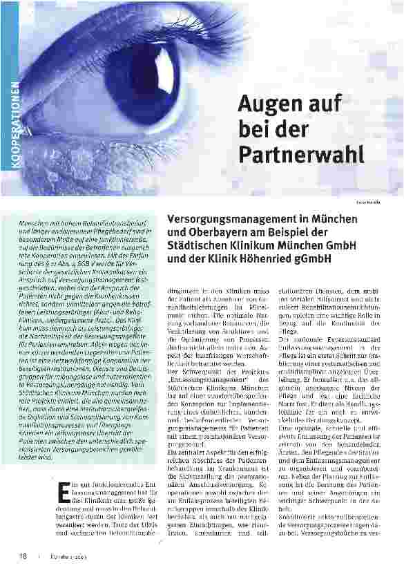 Vorschauseite 1: Augen auf bei der Partnerwahl