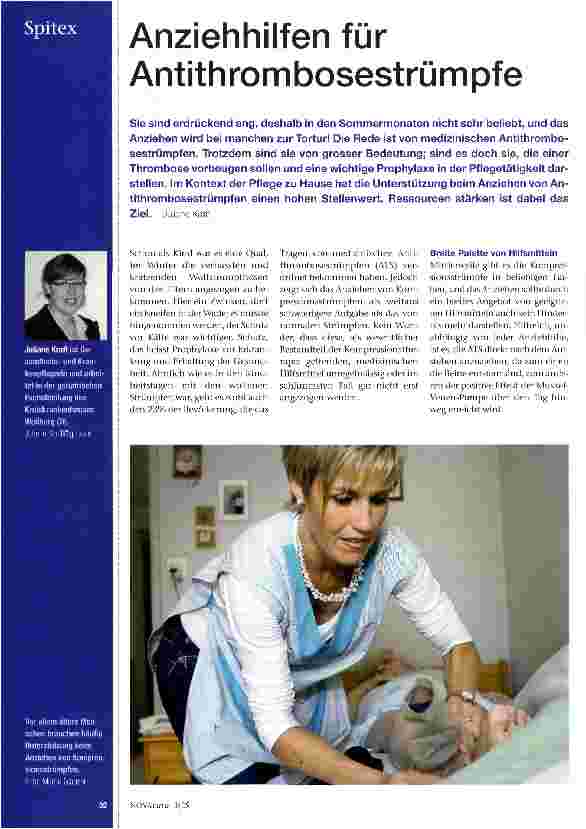 Vorschauseite 1: Anziehhilfen für Antithrombosestrümpfe