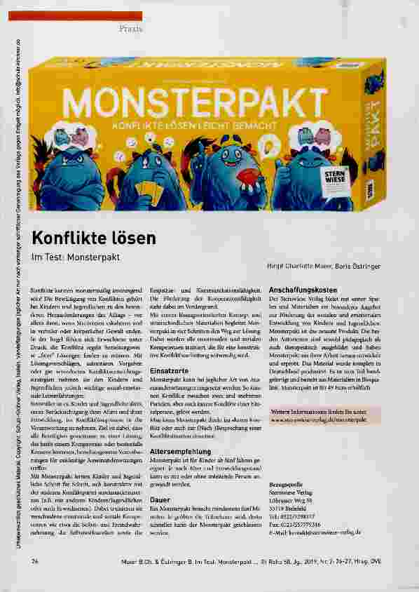Vorschauseite 1: Konflikte lösen