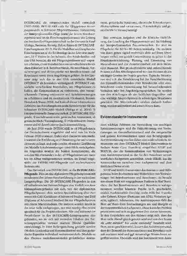 Vorschauseite 2: Vermeidbare Spitaleinweisungen reduzieren