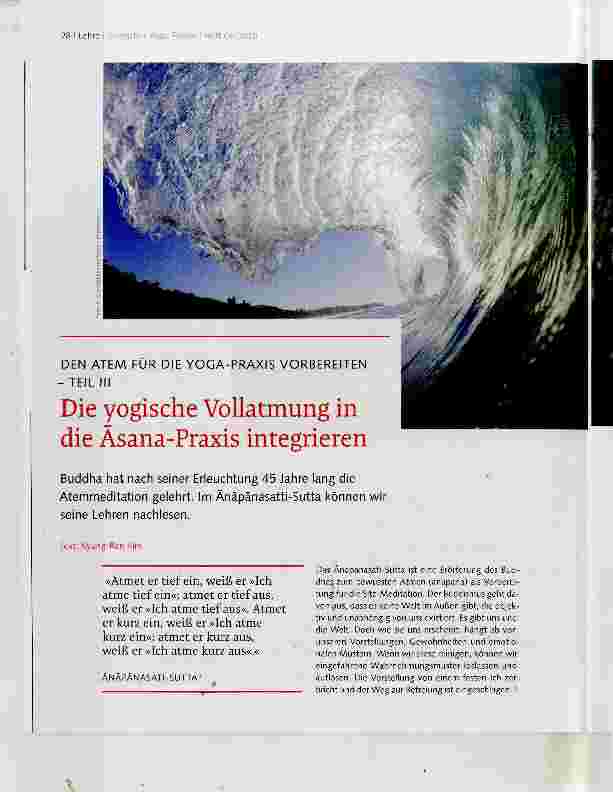 Vorschauseite 1: Die yogische Vollatmung in die Äsana-Praxis integrieren