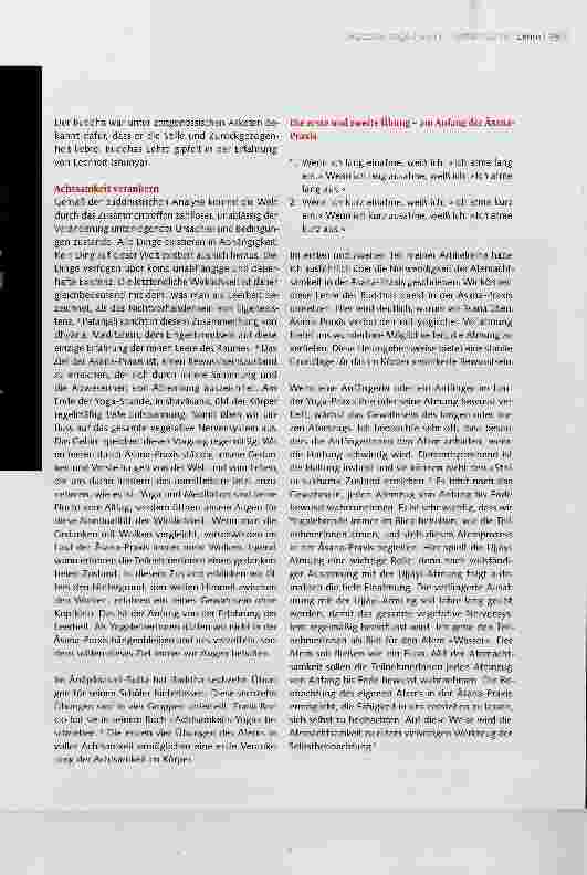 Vorschauseite 2: Die yogische Vollatmung in die Äsana-Praxis integrieren
