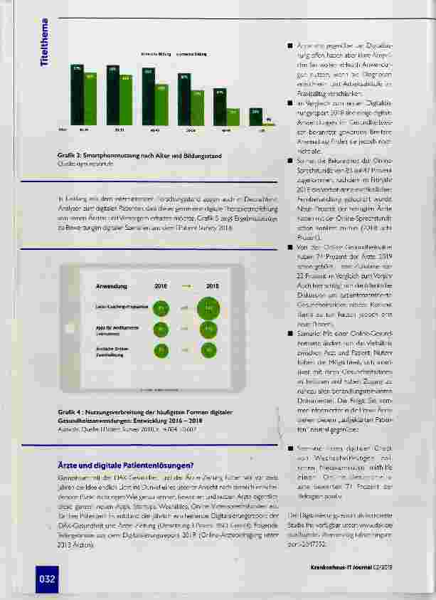 Vorschauseite 3: Marktkennzahlen zum digitalen Patienten: Status Quo und Entwicklungen