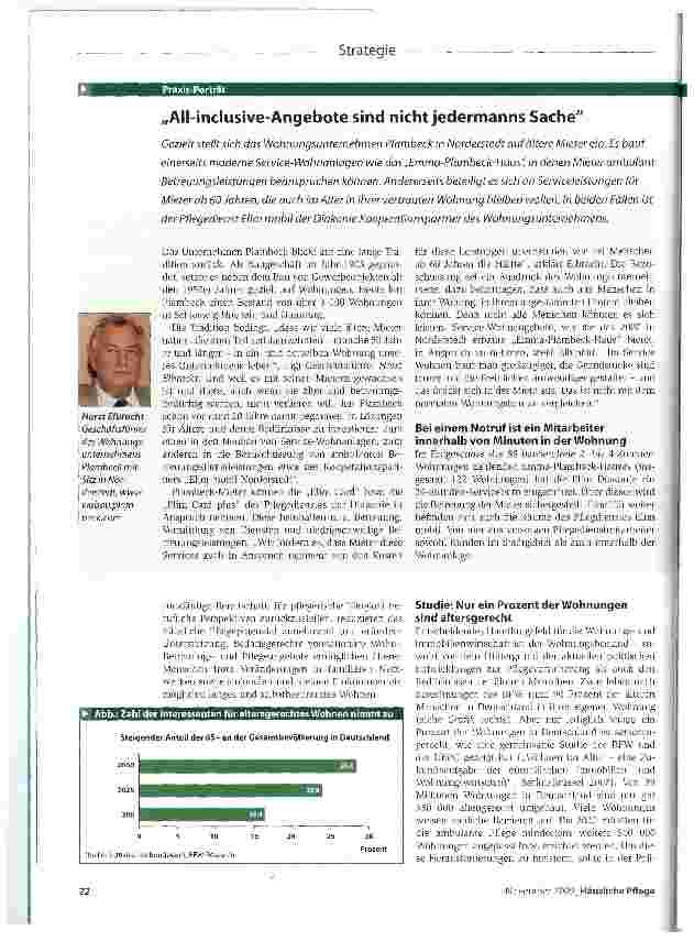 Vorschauseite 3: Mehr Service und Sicherheit für ältere Mieter