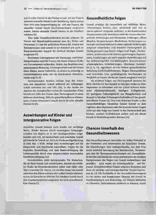 Vorschauseite 2: Partnergewalt gegen Frauen