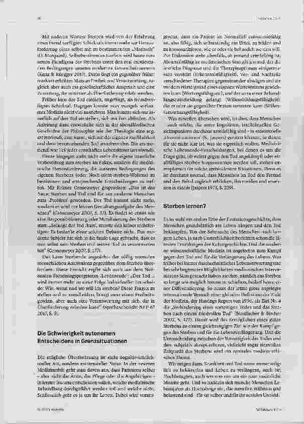 Vorschauseite 2: Sterben lernen