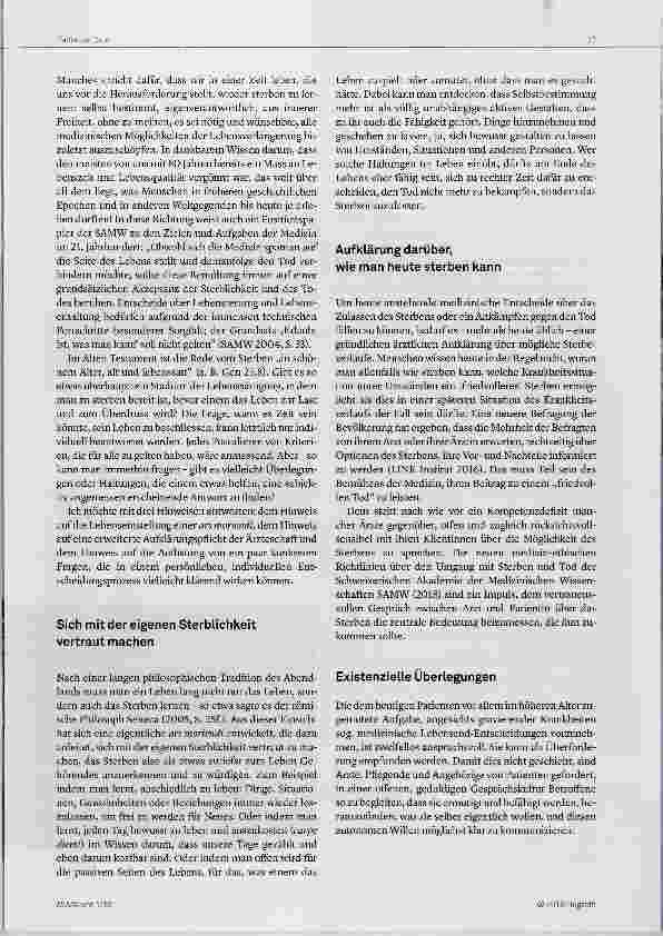 Vorschauseite 3: Sterben lernen
