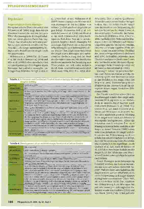 Vorschauseite 3: Massagen und Musiktherapie zur Reduktion der Angst von onkologischen Patienten bei der Palliativversorgung