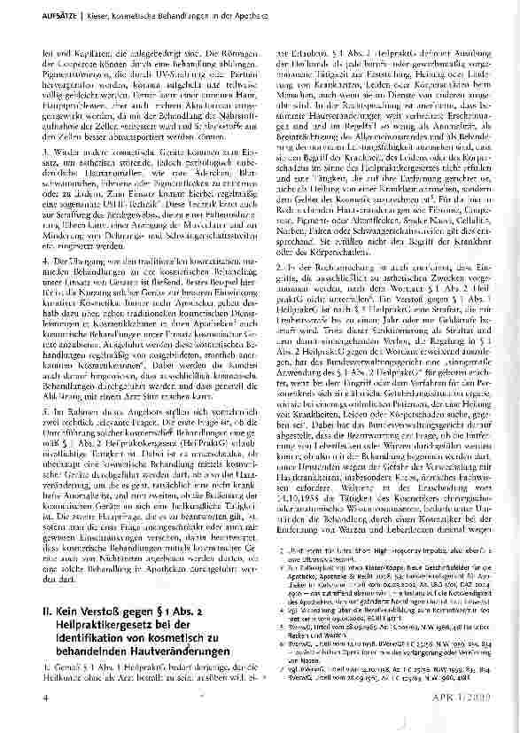 Vorschauseite 2: Kosmetische Behandlungen in der Apotheke