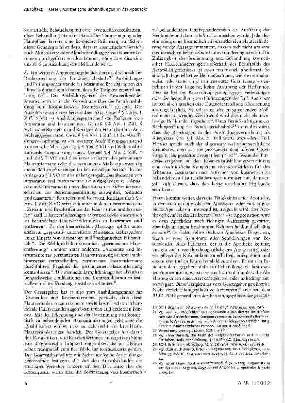 Vorschauseite 4: Kosmetische Behandlungen in der Apotheke