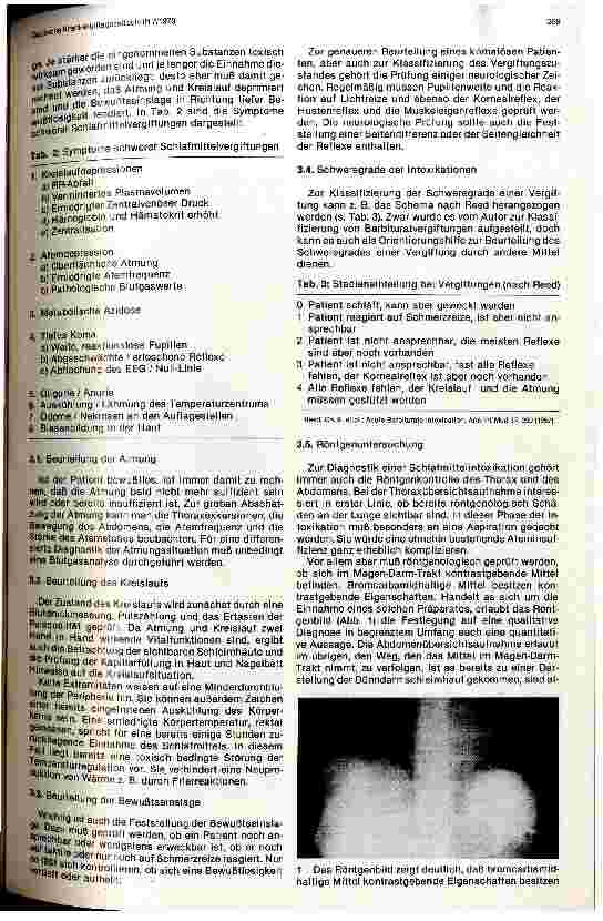 Vorschauseite 2: Schlafmittelintoxikation