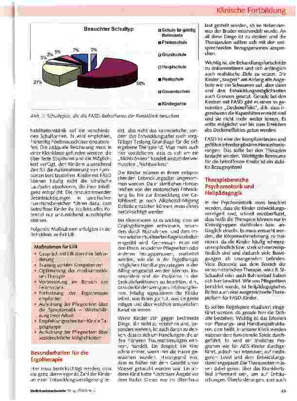Vorschauseite 3: Fetale Alkoholspektrumstörung (FASD) - Ein häufig verkanntes Syndrom