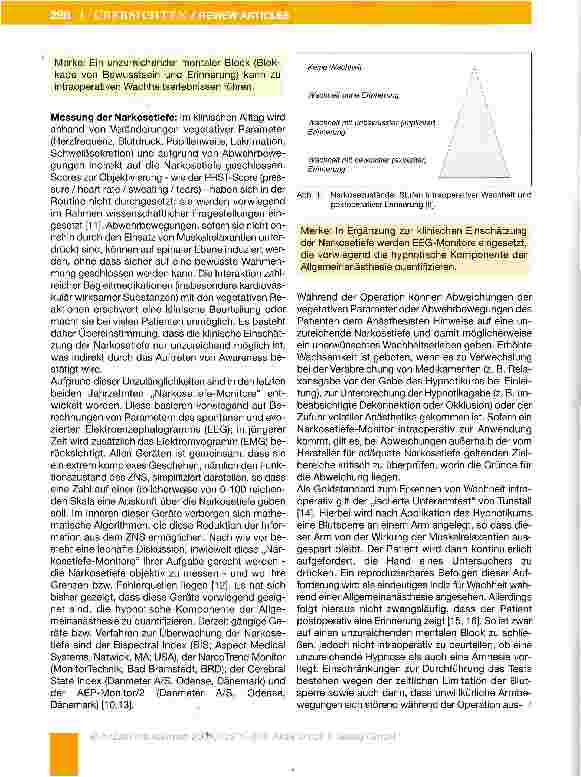 Vorschauseite 3: Intraoperative Wachheit