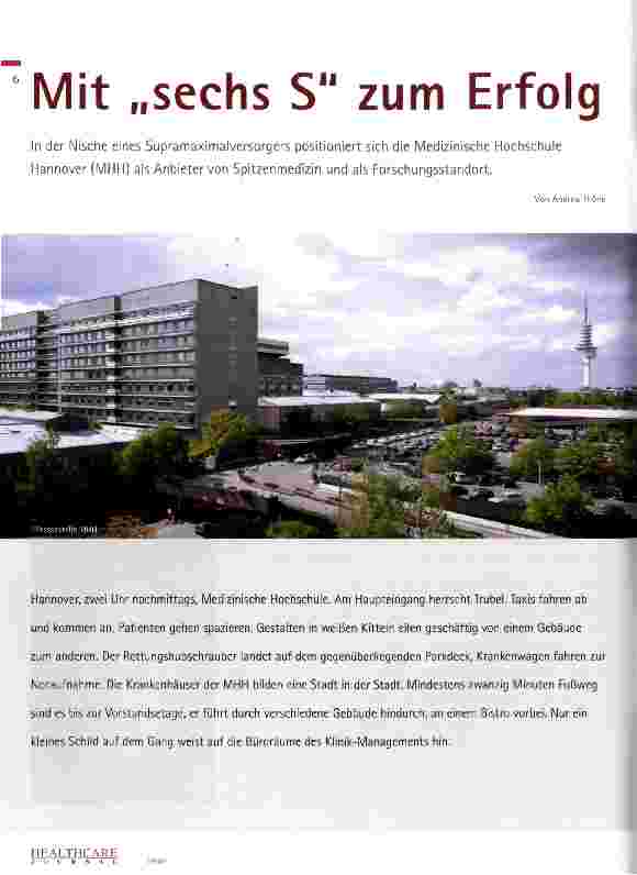 Vorschauseite 1: Mit „sechs S zum Erfolg
