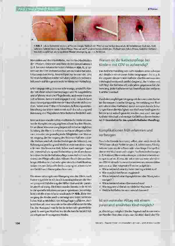 Vorschauseite 3: Pflege von Kindern mit chronischem Darmversagen