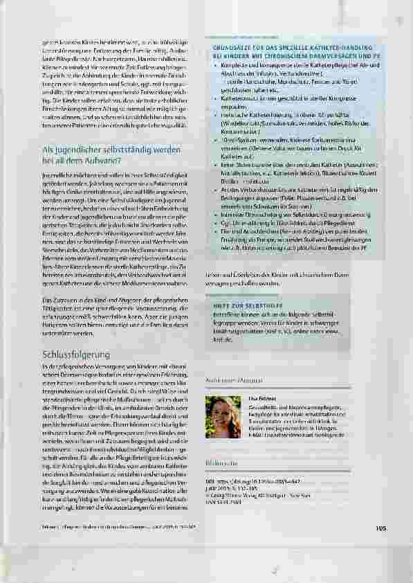 Vorschauseite 4: Pflege von Kindern mit chronischem Darmversagen