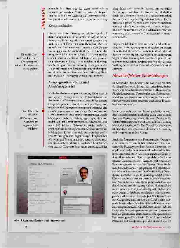 Vorschauseite 6: Menschen mit Multipler Sklerose in Bewegung bringen Webbasiertes Training in der Praxis