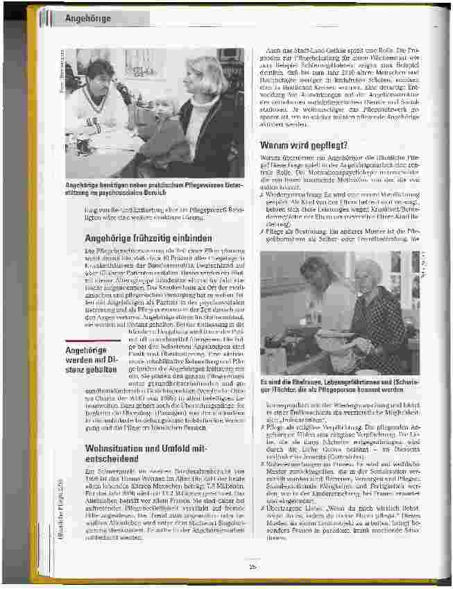 Vorschauseite 2: Wer,wie, wo, warum....? Angehörigenarbeit als Dienstleistung
