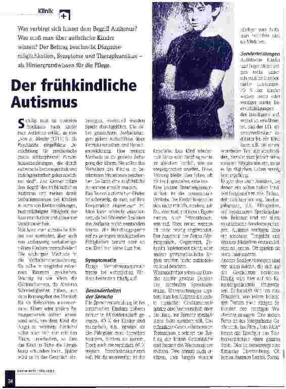 Vorschauseite 1: Der frühkindliche Autismus
