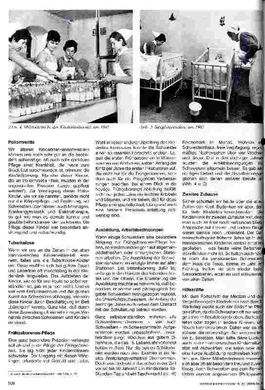 Vorschauseite 4: Kinderkrankenpflege - einst und heute