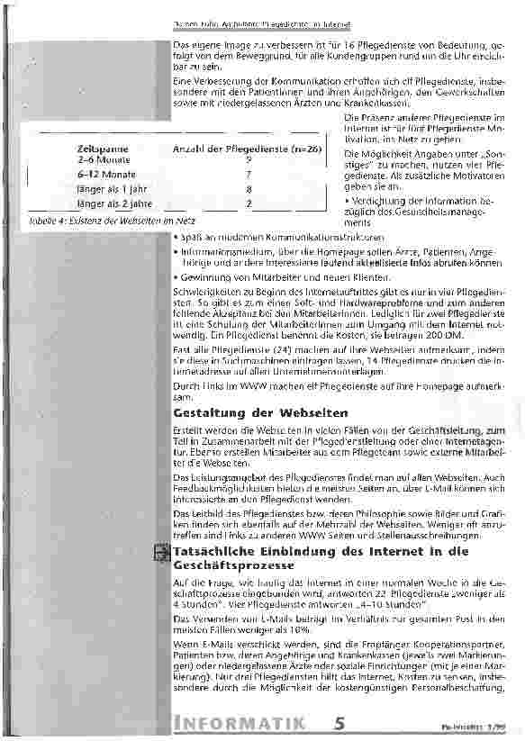 Vorschauseite 4: Ambulante Pflegedienste im Internet - eine Untersuchung zur Nutzung des Word Wide Web