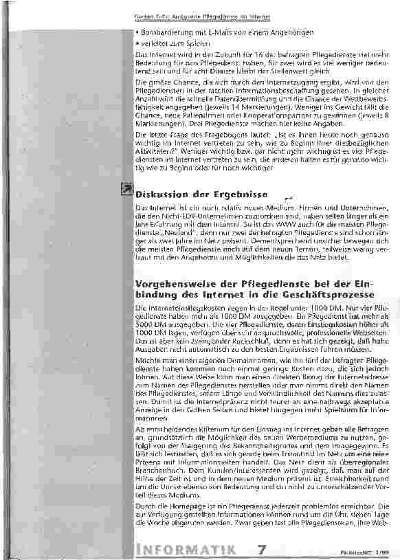 Vorschauseite 6: Ambulante Pflegedienste im Internet - eine Untersuchung zur Nutzung des Word Wide Web