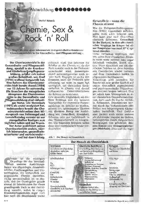 Vorschauseite 1: Chemie, Sex & Rock n Roll