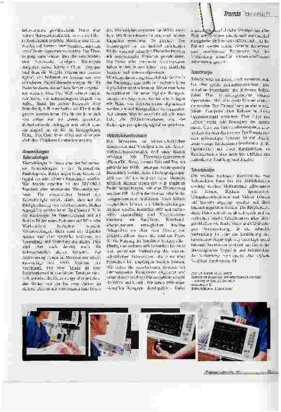 Vorschauseite 2: Zukunftsaspekte der Telemedizin