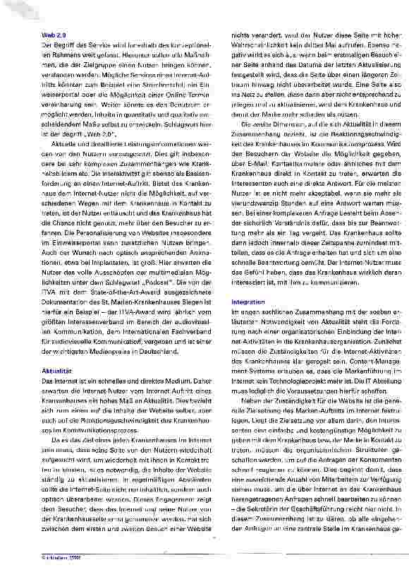 Vorschauseite 4: Interaktiver Dialog im Krankenhaus