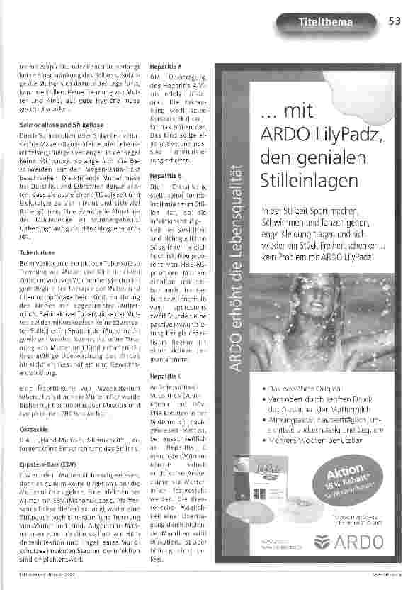 Vorschauseite 6: Stillen bei Infektionskrankheiten