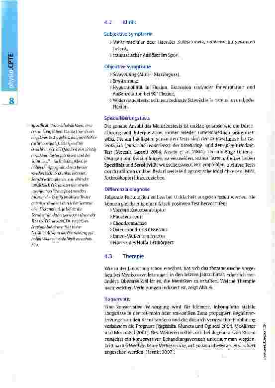 Vorschauseite 6: Meniskusverletzungen