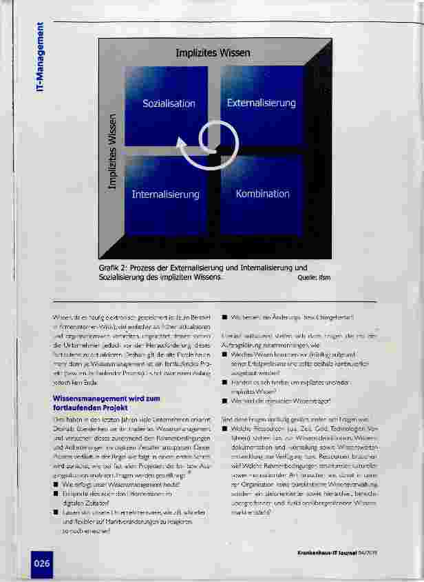Vorschauseite 3: Wissensmanagement im digitalen Zeitalter