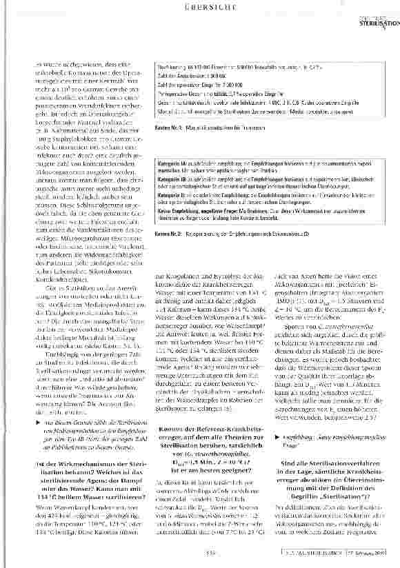Vorschauseite 2: Sterilisation: Licht und Schatten