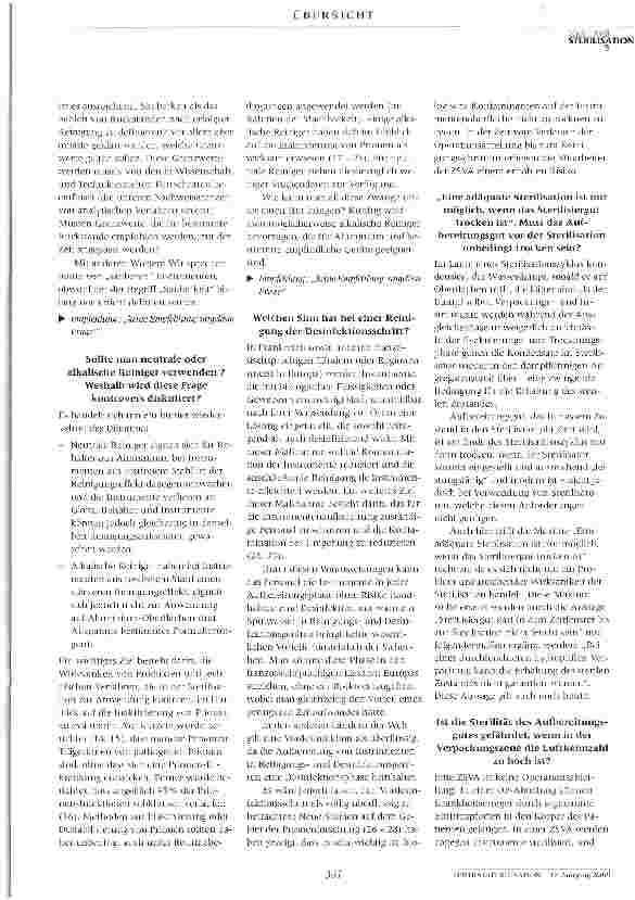 Vorschauseite 4: Sterilisation: Licht und Schatten